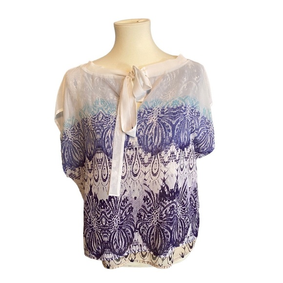 CAbi Sheer Layered Blouse - Picture 1 of 6